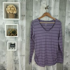 2/$20 Isabel Maternity | Striped Long Sleeve Tee